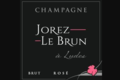 Champagne Jorez Le Brun. Champagne rosé