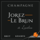 Champagne Jorez Le Brun. Champagne Réserve