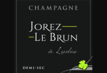 Champagne Jorez Le Brun. Champagne Demi-sec