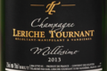 Champagne Leriche Tournant. Millésime