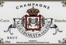 Champagne M. Guiborat & ses Fils. Carte blanche