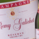 Champagne Remy Galichet. Brut réserve grand cru