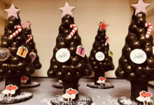 Chocolaterie Stéphane Lothaire. Sapin tout chocolat