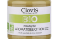 Clovis. Moutarde aromatisée citron BIO
