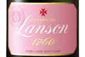 Champagne Lanson. Rose label brut rosé