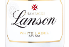 Champagne Lanson. White label