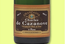 Champagne Charles De Cazanove. Gamme Tradition Père & Fils. Millésimé