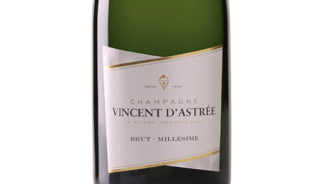 Champagne Vincent d'Astrée. Brut millésime