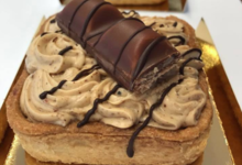 Boulangerie "Meunier Tu dors". Tartelette au Kinder Bueno