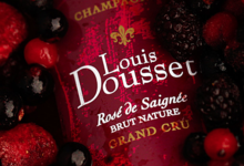 Champagnes Louis Dousset. rosé de saignée