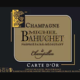 Champagne Michel Bahuchet. Carte d'or