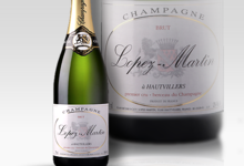 Champagne Lopez Martin. Carte d'or brut