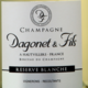 Champagne Dagonet & Fils. Cuvée réserve blanche