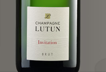 Champagne Lutun. Invitation