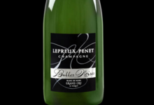 Champagne Lepreux Penet. Bulles noires grand cru