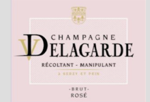 Champagne Delagarde. Brut rosé