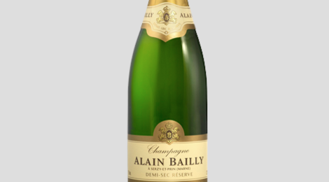 Champagne Alain Bailly. Cuvée grande réserve Demi-sec