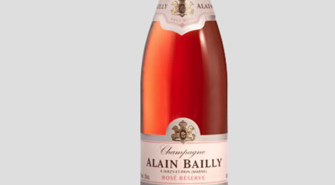 Champagne Alain Bailly. Cuvée grande réserve brut rosé