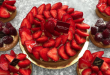 Boulangerie Majoulet Frères. Tarte aux fraises