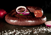 Boucherie Vachet. Boudin noir aux oignons