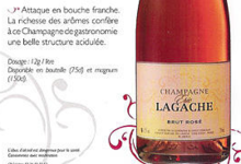 Champagne Eric Lagache. Brut rosé