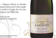 Champagne Eric Lagache. Brut réserve blanc de blancs