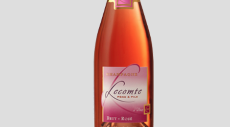 Champagne Lecomte Père et Fils. Brut rosé