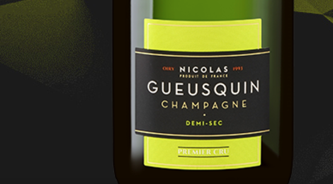 Champagne Nicolas Gueusquin. Tradition demi-sec premier cru