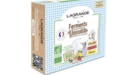 Lagrange. Ferments bio Vanille/Fraise/Citron