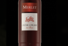 Distillerie Merlet et Fils. Crème de fraise des bois