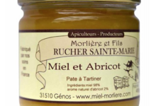 Rucher Sainte-Marie. Miel et abricot