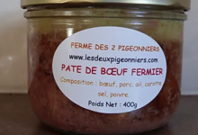 La Ferme Des Deux Pigeonniers. Pâté de boeuf fermier