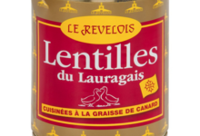 Le Revélois. Lentilles du Lauragais cuisinées à la graisse de canard