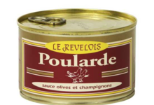 Le Revélois. Poularde Sauce Olives Champignons