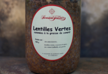 Conserverie du Lauragais. Lentilles vertes cuisinées