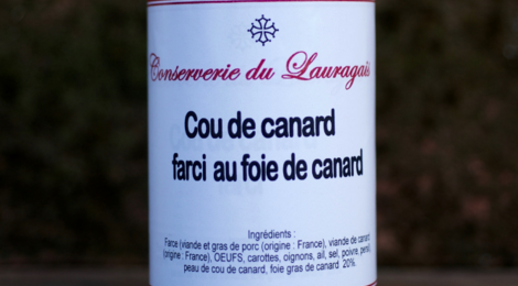 Conserverie du Lauragais. Cou farci au foie gras
