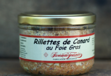 Conserverie du Lauragais. Rillettes de canard au foie gras
