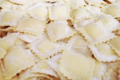 Pasta Nonna. Ravioli jambon blanc truffe noire