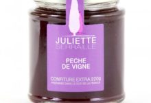 Juliette Serraille. Confiture de pêche de vigne