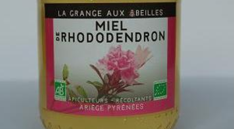 La grange aux abeilles. Rhododendron bio