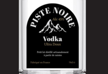 La Distillerie du Sud. Vodka Piste Noire