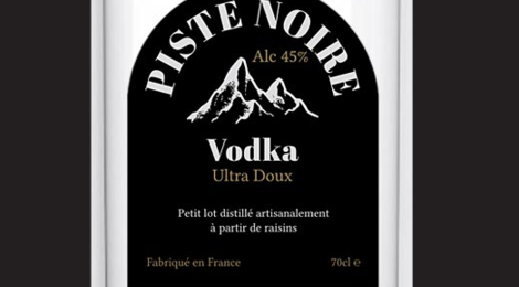 La Distillerie du Sud. Vodka Piste Noire
