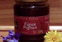 Les Jardins de la Haute-Vallée. Confiture figue pignon