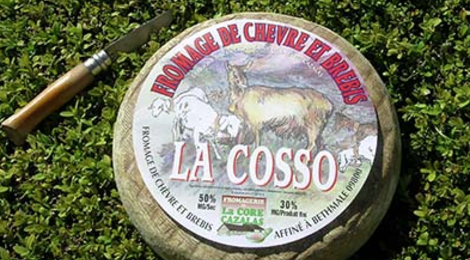 Fromagerie de La Core. La Cosso chèvre/brebis