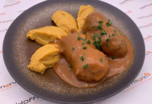 paupiettes façon grand-mère, purée de légumes