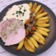 Ballotine de chapon farcie, Schnupfnudle et légumes de saison