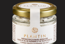 Plantin. Préparation culinaire aromatisée à base de sel de Guérande et de truffe d'été 1%