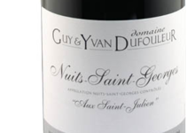 Domaine Guy et Yvan Dufouleur. Nuits-Saint-Georges “Aux St Julien“