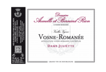 Domaine Rion Armelle Et Bernard. VOSNE-ROMANEE "Dame Juliette"