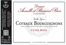 Domaine Rion Armelle Et Bernard. Coteaux Bourguignons rosé "cuvée rose"